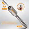 SDS MAX to SDS Plus Adapter for Rotary Hammers, Silver
