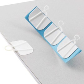 Bildaufhänger zum Kleben | Aufhänger selbstklebend | 17 x 28 mm | 10 Stück