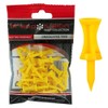 The Golfers Club Golf Graduated Yellow Plastic Tees (1.75 Inch