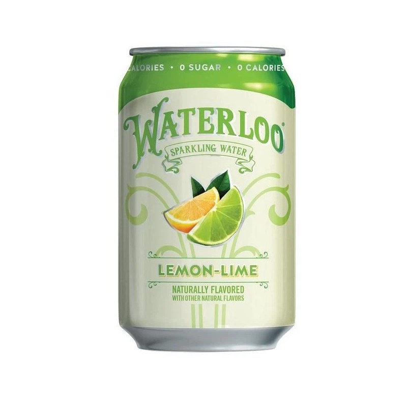 Waterloo Sparkling Water Lime Flavor Zero Calorie No Sugar 12oz