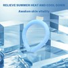MENO Neck Cooling Tube, Wearable Cooling Neck Wrap for Summer