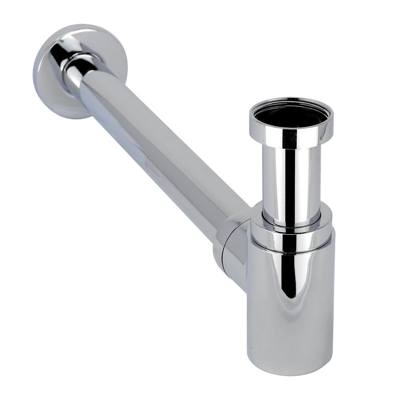 Wirquin 30718695 Mini Sink Siphon Brass Chrome 31608004