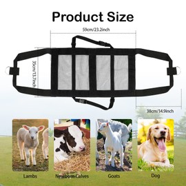 Calf Sling for Weighing Animals - Calf Scale Hanging Weight Scale Sling with Adjustable Straps for Weighing Calves Lambs Goats Baby Alpacas Newborn Livestock Dogs