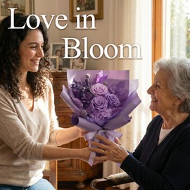 Preserved Flowers for Delivery, Anniversary and Birthday Gifts for Women