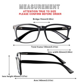 VIDEBLA 5 Pack Blue Light Blocking Reading Glasses,Spring Hinge Readers for Women Men,Anti UV Ray Filter Nerd Eyeglasses