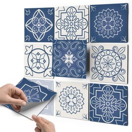 Glue over the Tiles; Motif Film Stickers, Bathroom Film, Decorative Film, Bathroom Design, Design Motif, Moroccan Motif, 9 pieces