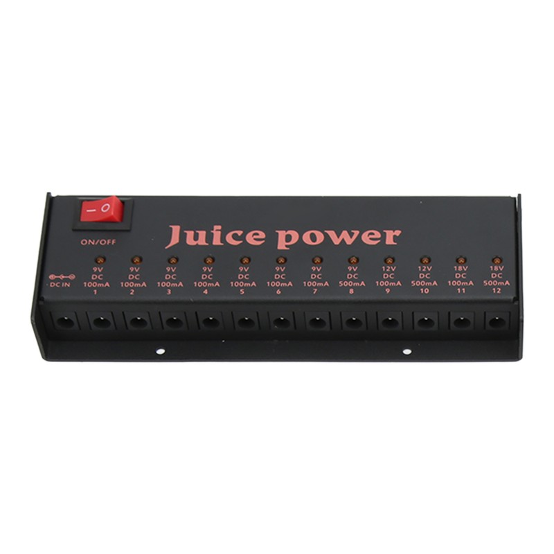 Guitar Effect Pedal Power Supply 12 Channel Isolated DC Outputs