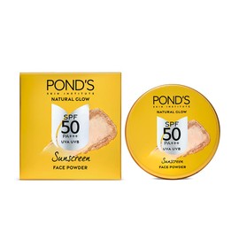POND'S Face Powder Sunscreen, SPF 50, PA+++, 20g, Water-Resistant, Non-Oily, Non-Sticky