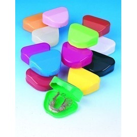 Orthodontic Retainer Box Assorted Colours 2 Pack