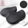 Memory Foam Seat Cushion for Chair Comfort – Non-Slip U-Shaped