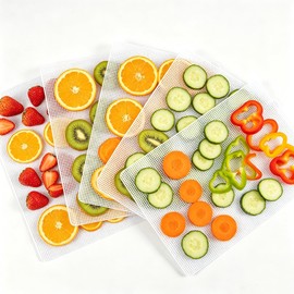 Food Dehydrator Silicone Sheets Non-stick Food Dehydrator Machine 6 PCS 11 x 8 in
