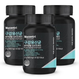 구강유산균 퓨어덴탈 오라프레쉬 구강 유래 특허 유산균 핀란드산 자일리톨 3개 Oral Probiotics Pure Dental OraFresh Oral-Derived Patent Probiotics Finnish Xylitol 3-pack