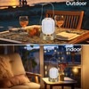 Cordless Rechargeable Lantern LED Table Lamp 3600mAh Battery Operated Stepless