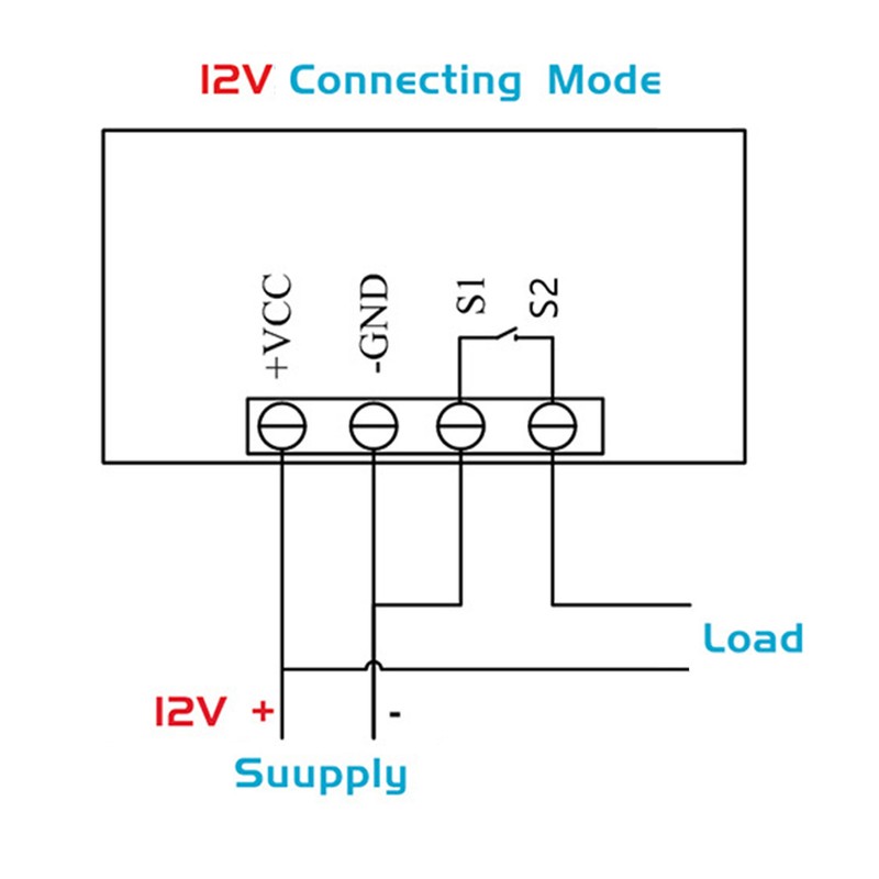 Digital Display Temperature Controller Heating Cooling Temp Control Switch Module