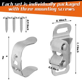 MorningRo 10 Pcs Mobile Home Cabinet Door Catch Double Post Friction Roller Catch Rv Cabinet Latch Closet Door Latch for Rv and Mobile Home