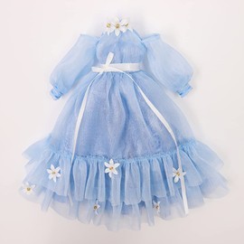 ICY Fortune Days Doll Clothes - Blue Dress, Suitable for 1/6 or 30 cm Tall Doll Dress Accessories, Suitable for Blythe Obitsu and Licca-Chan Clothes