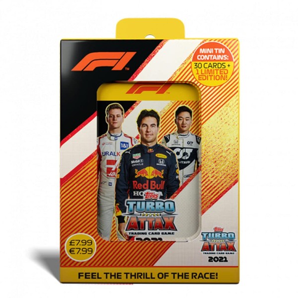 2021 Topps F1 Turbo Attax Cards - Mini Collector Tin
