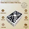collectiblesBuy Handcrafted Bone Inlay Decorative Box Floral Design Multipurpose Storage
