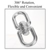 1 x Stainless Steel Swivel Ring M10 Swivel 360° Swivel