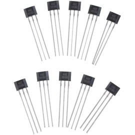 10PCS 49E OH49E SS49E S49E TO-92 3 Pins Linear Hall Effect Sensor Element Switches Magnetic Detector for Electric Vehicle Motor Repair