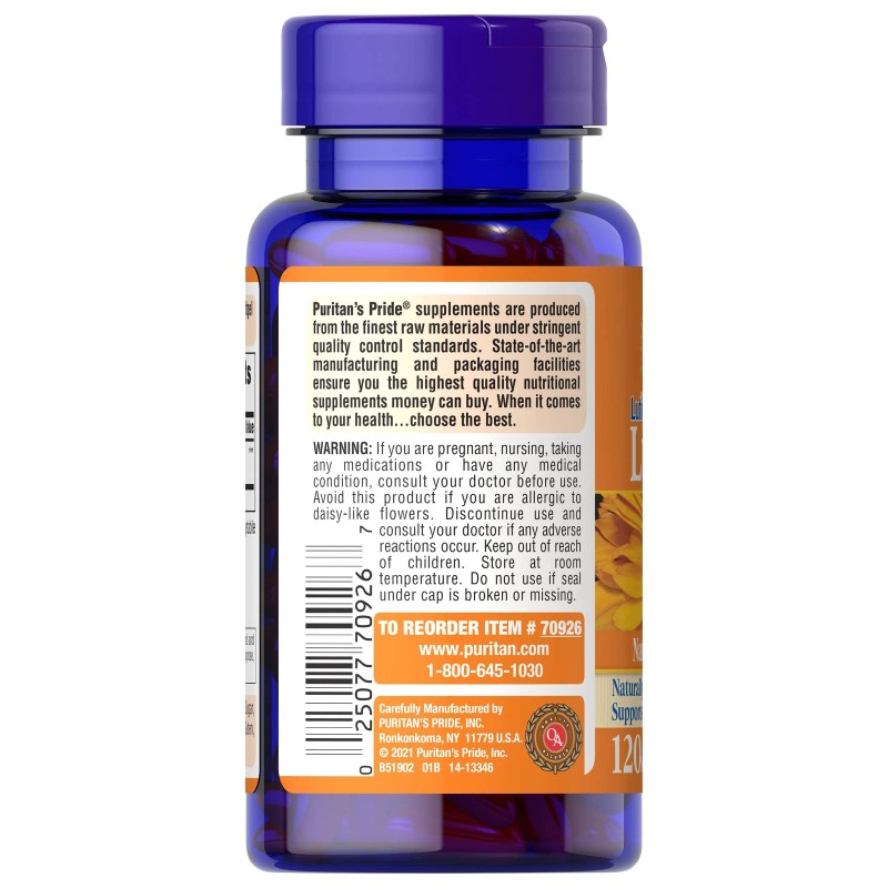 Puritan's Pride 120 Count Eye Health Nutritional Supplement for Healthy