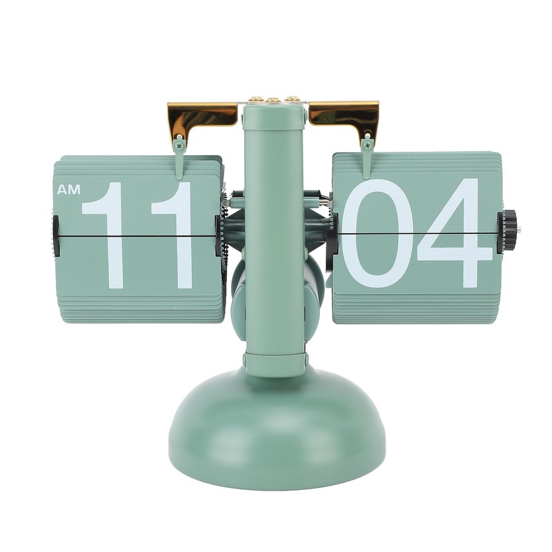 Retro Flip Down Clock with Reminder Timer Stable Accuracy Creative