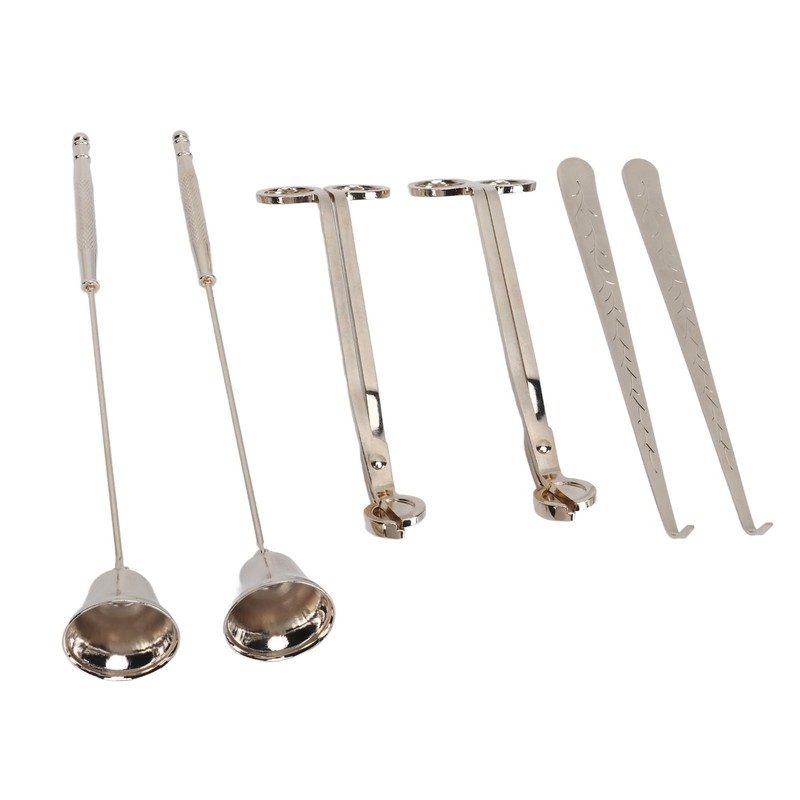 6PCS Candle Accessory Set Wick Trimmer Wick Dipper Candle Snuffer