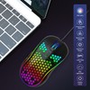JYCSTE Wired gaming mouse, RGB backlighting and 7200 adjustable DPI,