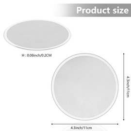 Stainless Steel Drink Covers Wine Glass Cover Keeps Debris Out Cup Covers Wine Glass Lid Mesh Ventilated Discs for Beverage Cover Outdoors Ventilation Reducing Splashing (6 Pieces)