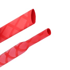Heat Shrink Wrap Tubing Sleeve for Fishing Rod Grip Handle Cork X-Tube with Skid Resistant and Insulation Red (Diameter 35mm, Length 39in)