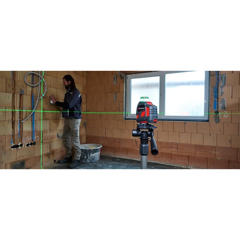 Einhell Cross Line Laser TE-LL 360 G (Self-Levelling, Horizontal/Vertical Green