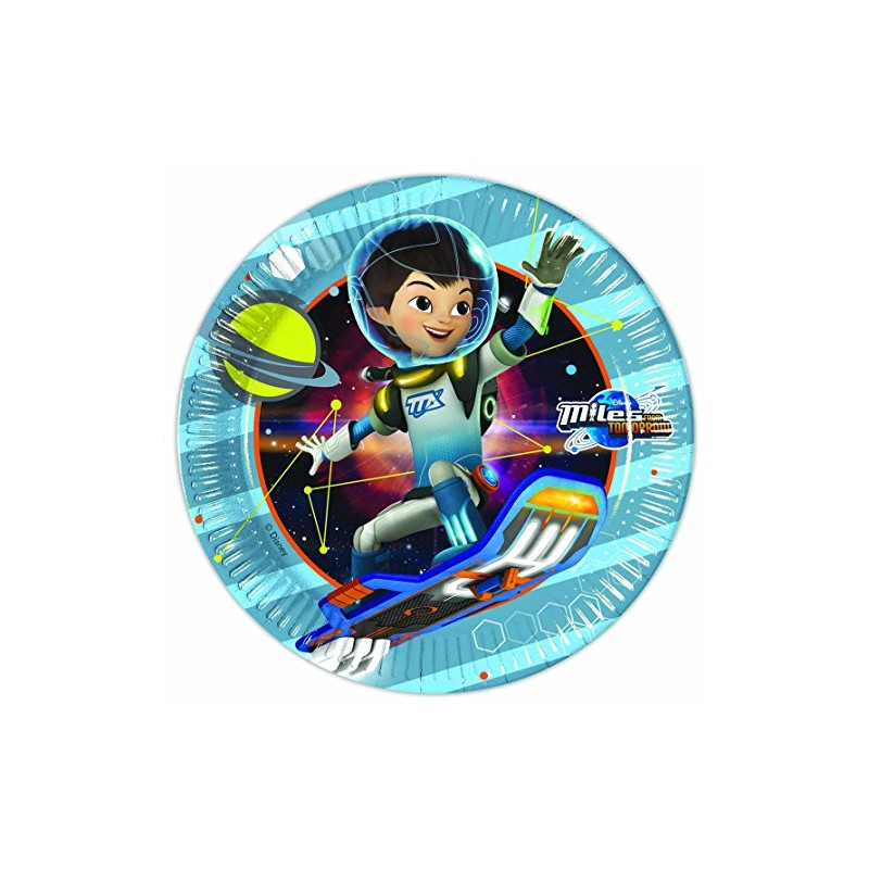Unique Party 72266 - 23cm Miles from Tomorrowland Party Plates,