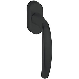 HOPPE Atlanta-Secustik 10772928 Window Handle VK 7 x 32-42 mm Matt Black Aluminium Matt Black
