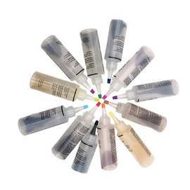 Operitacx 12-Piece Tie Dye Pigment Set Cold Water Soluble for DIY Clothing Shoes Non-Toxic Safe for Boys and Girls Stimulate Creativity