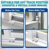 STERGDE Sliding Window Locks (10 Sets), Security Window Locks with