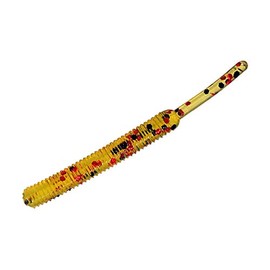 SMITH LTD Worm Screw Tail Grab 1.5" AJI13 Orange/Red Sparkle