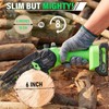 Tietoc Chainsaw 6 Inch Mini Electric Chainsaw Cordless Battery Powered,