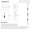 Rain Chain Bird Cage Set 8.5Ft, Not Rust Wrought Iron