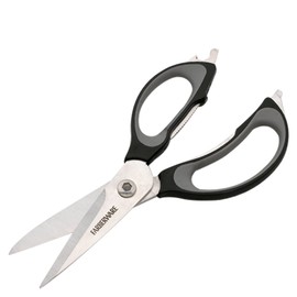 Farberware 4-in-1 Kitchen Shears, 2-Piece, Black and Gray
