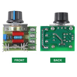 DIANN 2pcs 2000W PWM AC Motor Speed Control Module Dimmer Speed Regulator 50-220V 25A Constant Adjustable Voltage Regulator