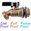 RAINPAL RBS005 Brass Water Container/Rain Barrel Quarter Turn Spigot(LF Compliant,