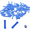 CEEYSEE 120Pcs Butt Connectors Insulated Crimp Terminal Splice Cable Electrical