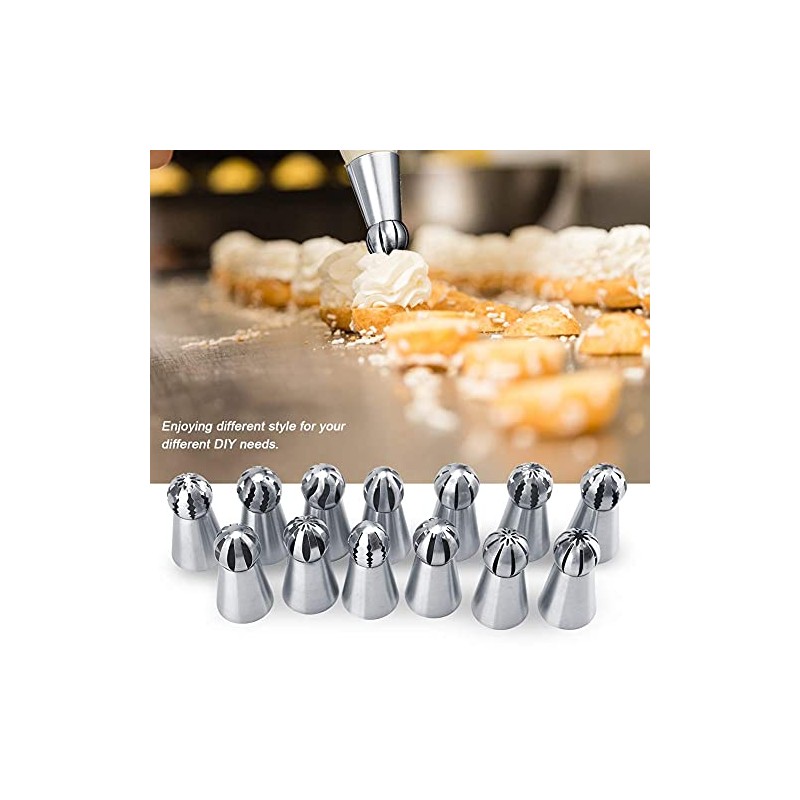 Kit de boquillas para repostería, glaseado ruso flor