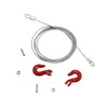 Maxmoral 1-Pack Trailer Chain Rope with Tow Hook for RC