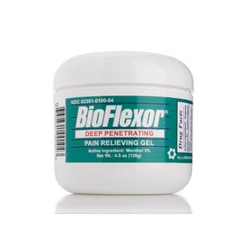 BioFlexor Deep Penetrating Gel 4.5oz, Temporarily relieves The Minor Aches and Pains associated with Simple backache, Arthritis,strains, Bruises, and sprains