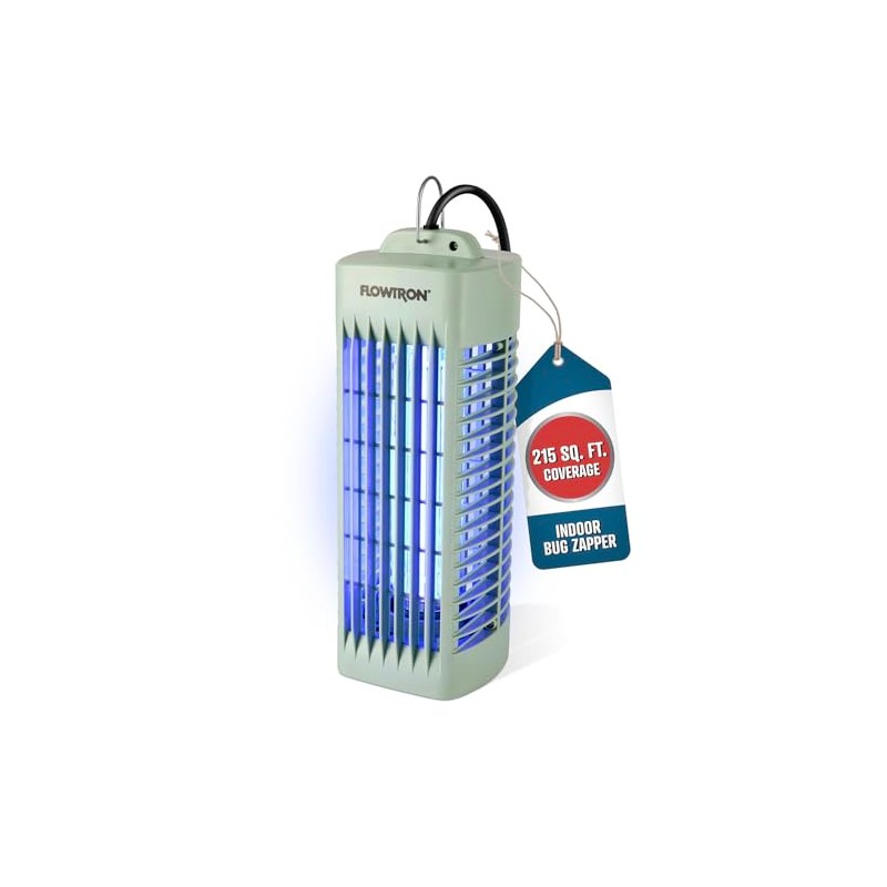 Flowtron Indoor Bug Zapper (Green) - 1000V Electric Insect Killer