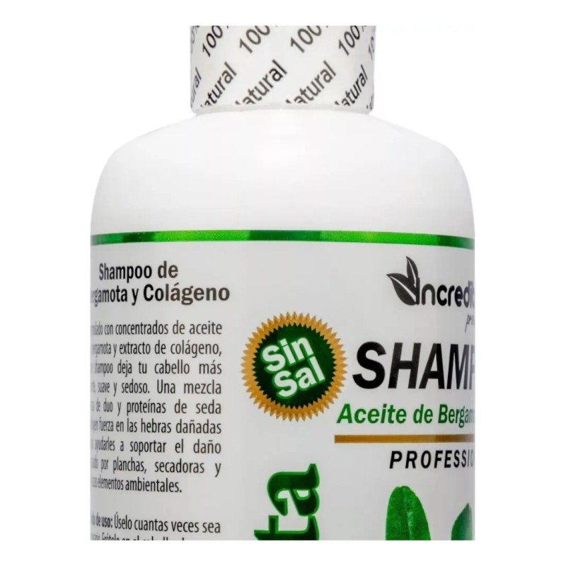 Shampoo Bergamota Y Colageno Brillo Nutricion Shampo Profesi