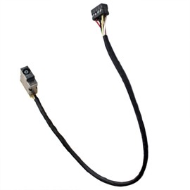 ALIXCE AC DC Power Jack Socket Cable Harness for HP Pavilion 17-E000 17-E100 17-E049WM 17-E050US 17-E040US 17-E046US 17-E049WM 17-E110DX 17-E110NR 17-E111NR 17-E114NR 17-E107NR 17-E108NR 17-E109NR