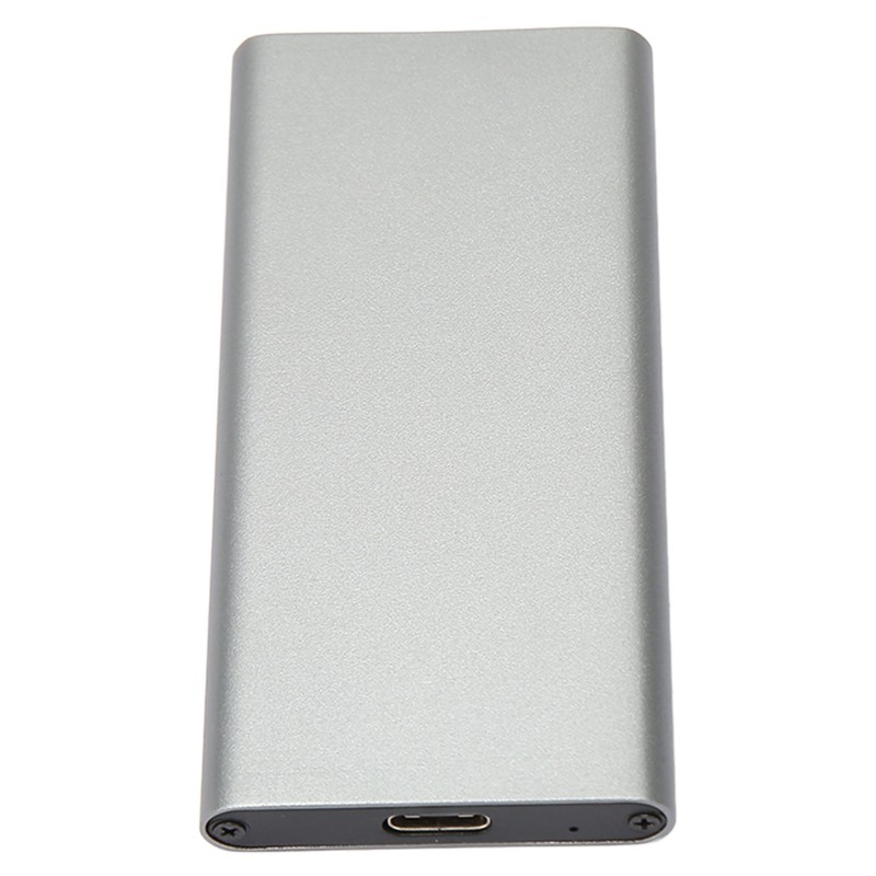 Tyep C to MSATA Enclosure Aluminum Alloy USB3.1 Gen2 Type