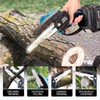 HORMY Mini Chainsaw Cordless 6-inch, 2 Pack 3.0Ah Batteries Power